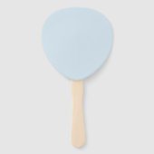 Farbige Rose am Handlüfter Fächer (Rückseite)