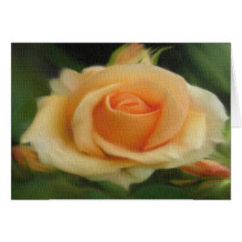 Farbige Rose auf Leinwand-Karten zeichnen