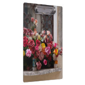 Farbige Rose aus Kunststoff Klemmbrett (Rechts)
