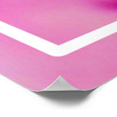 Farbige Rose Blume Digitales Bild Poster (Ecke)