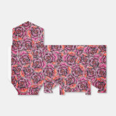 Farbige Rose Blume Geschenkschachtel (Ungefaltet)