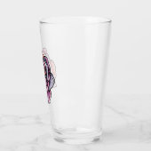 Farbige Rose Blume Glas (Links)