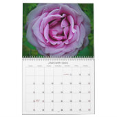 Farbige Rose Blume Kalender (Jan 2026)
