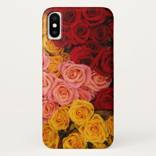 Farbige Rose Case-Mate iPhone Hülle (Rückseite)