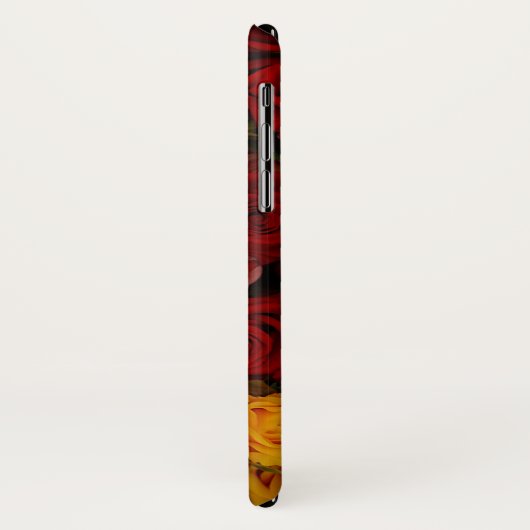 Farbige Rose Case-Mate iPhone Hülle (Hinten/Links)