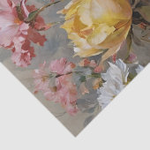 Farbige Rose Druckentkundung / Seidenpapier (Detail)