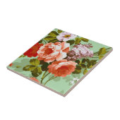 Farbige Rose Fliese (Seite)