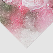 Farbige Rose für Rosa Seidenpapier (Detail)