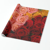 Farbige Rose Geschenkpapier (Ungerollt)
