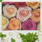 Farbige Rose Geschirrtuch (Gefaltet)