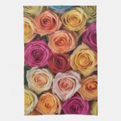 Farbige Rose Geschirrtuch (Vertikal)