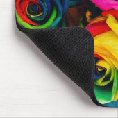 Farbige Rose Mousepad (Ecke)