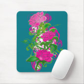 Farbige Rose Mousepad (Mit Mouse)