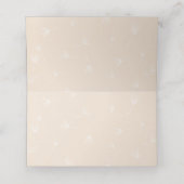 Farbige Rose Platzkarte (Innenseite Aufgefaltet)