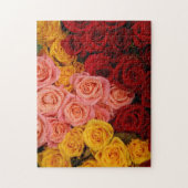 Farbige Rose Puzzle (Vertikal)