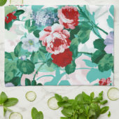 Farbige Rose und Blume Küchentuch (Gefaltet)