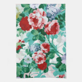 Farbige Rose und Blume Küchentuch (Vertikal)