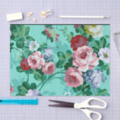 Farbige Rose und Blume Seidenpapier (Handwerk)