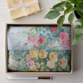 Farbige Rose Wasserfarben-Decoupage Seidenpapier (Geschenk)