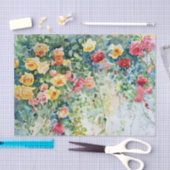 Farbige Rose Wasserfarben-Decoupage Seidenpapier (Handwerk)