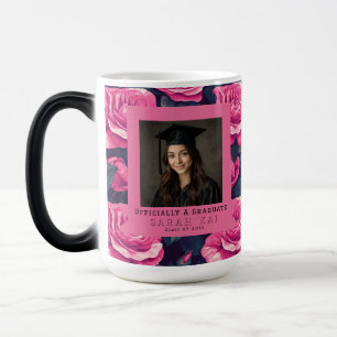 Farbige Rosenblumen-Geschenk für Absolventen Verwandlungstasse