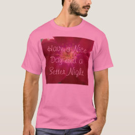 Farbige Rote Rose Petals Farbgestaltung T-Shirt