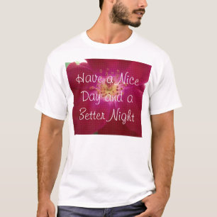Farbige Rote Rose Petals Farbgestaltung T-Shirt