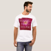 Farbige Rote Rose Petals Farbgestaltung T-Shirt (Vorne ganz)