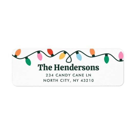 Farbige Rücksendeadresse (Vorne)