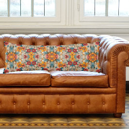 Farbige rustikale Blume Seitenschläferkissen