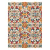 Farbige rustikale Blume Tischdecke (Vorderseite)