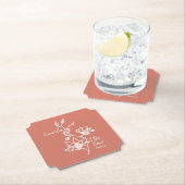 Farbige rustikale I Do Crew Bridesmaid Brautparty Untersetzer (Vor Ort)