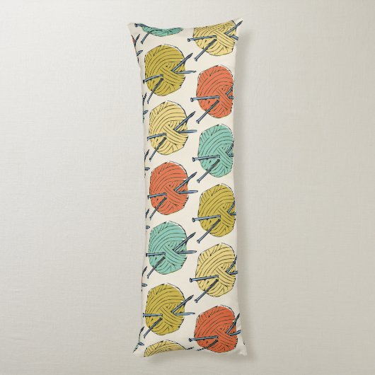 Farbige Säcke aus Garnwolle Seitenschläferkissen (Rückseite (Vertikal))