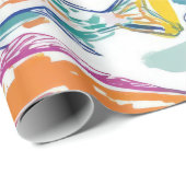 Farbige Sardinen Nahtloses Muster (2) Geschenkpapier (Rolleneckpunkt)