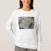 Farbige Satellitenansicht des zentralen Athen T-Shirt (Vorderseite)
