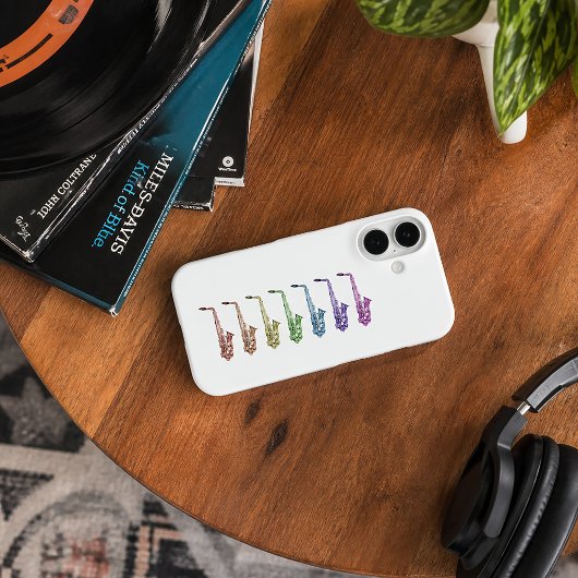 Farbige Saxophon Regenbogen Case-Mate iPhone Hülle