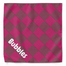 Farbige Schachbretter - Himbeere