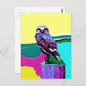 Farbige Schale nach der Posterisierung Postkarte (Vorne/Hinten)