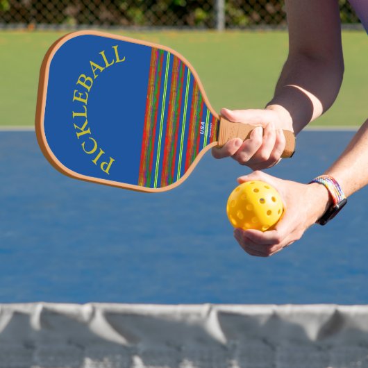 "Farbige Schichten" Pickleball Schläger (InSitu)
