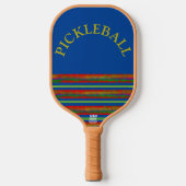 "Farbige Schichten" Pickleball Schläger (Vorderseite)