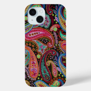 Farbige Schicke Hübsche Paisley-Blumen-Kunst-Muste Case-Mate iPhone Hülle