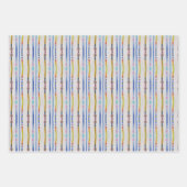 Farbige Schildkröten, in Papierbögen mit Set von 3 Geschenkpapier Set (Vorderseite)