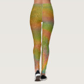 Farbige schillernde Regenbogen-Ölschicht Leggings (Rückseite)