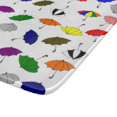 Farbige Schirme Design Schneidebrett (Ecke)