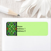 Farbige Schlange keltischer Knoten (Insitu)