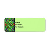 Farbige Schlange keltischer Knoten (Vorne)