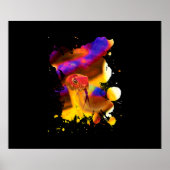 Farbige Schlange Poster (Vorne)