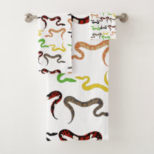 Farbige Schlangen Python Reptile Muster