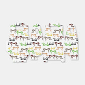 Farbige Schlangen Python Reptile Muster Geschenkschachtel (Ungefaltet)