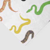 Farbige Schlangen Python Reptile Muster Seidenpapier (Ausschnitt)